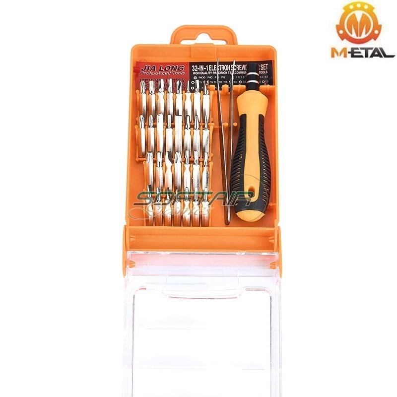 Toolbox multifunzione 32 in 1 METAL (me5006)