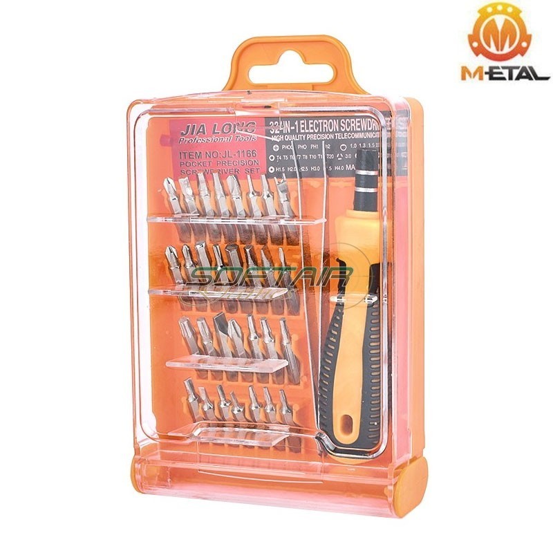 Multifunctional toolbox 32 in 1 METAL (me5006)