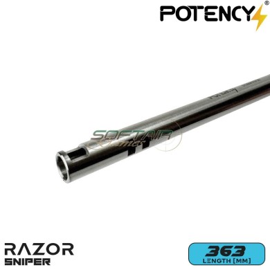 Canna di precisione RAZOR 6.03mm AEG 363mm Potency® (pty-razor363)