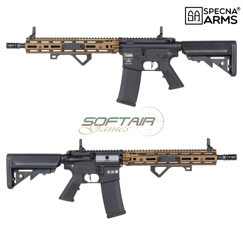 Fucile Elettrico DANIEL DEFENSE RIS III 12.5" SA-C28 CORE HAL ETU GEN.2 NERO/BRONZE SPECNA ARMS (SPE-01-047133)