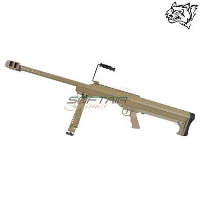 Action Rifle M99 BARRET Logo SNOW WOLF Tan (SW-01T)