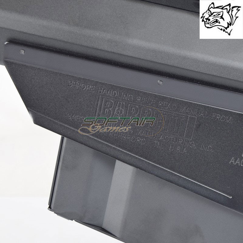 Fucile Elettrico M82 Full Metall Logato BARRET Nero Snow Wolf (SW-02)
