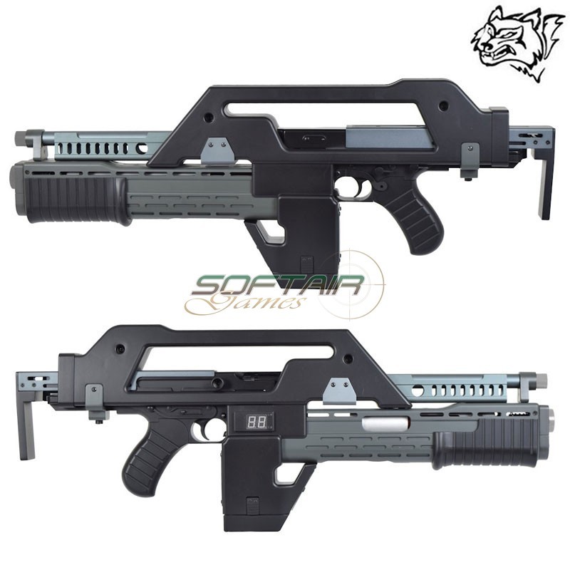 Electric rifle M41A PULSE Alien Snow Wolf (SW-11)