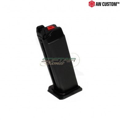 Caricatore A Co2 Black 24bb In Metallo Per Serie Vx G17 Armorer Works (aw-vxmc01)