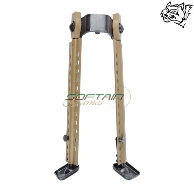Bipiede pieghevole ed estensibile serie M82A1 Tan SNOW WOLF (SW-0202T)