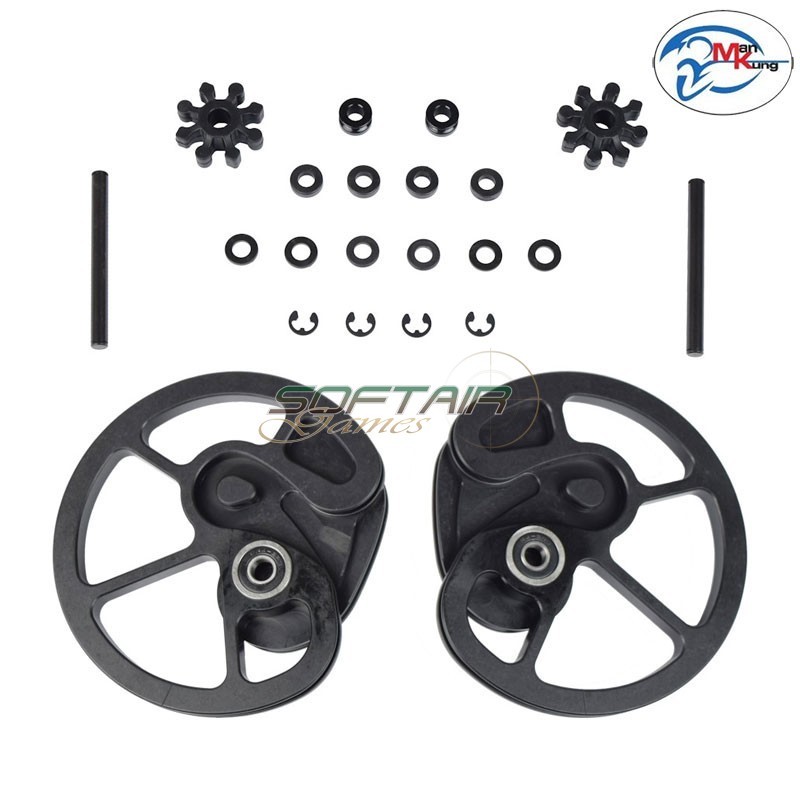 Set carrucole di ricambio per balestre DIREWOLF MK-X70 MAN KUNG (MK-X70CAM)