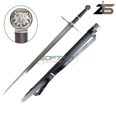 Ornamental fantasy sword Serpentine Steel Sword Geralt of Rivia ZSWORDS (ZS637)