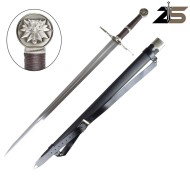 Spada fantasy ornamentale Serpentine Steel Sword Geralt di Rivia ZSWORDS (ZS637)