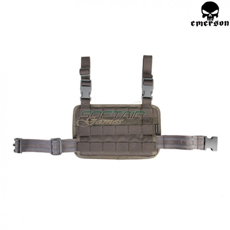 Modular Rifle Drop Leg Molle Panel Foliage Green Emerson (em6277fg)