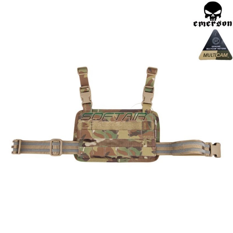 Cosciale Rifle Drop Leg Molle Panel Multicam® Genuine Usa Emerson (em6277d)