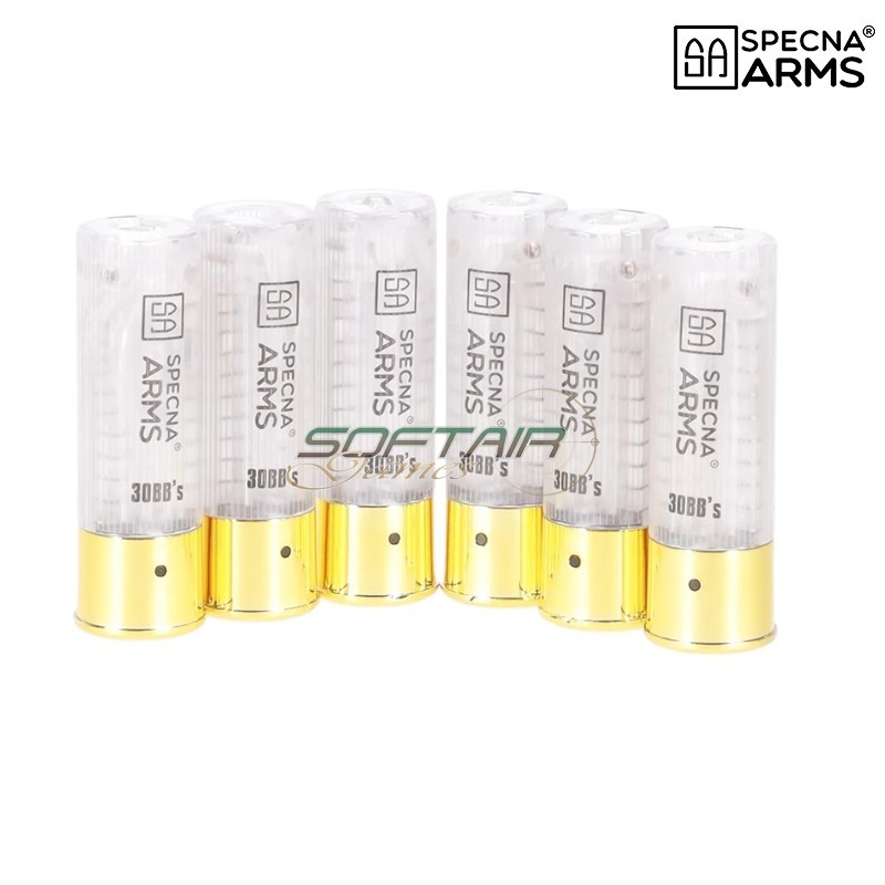 Set di 6 cartucce da 30 BB per fucile a pompa VAPOR™ Specna Arms (spe-05-047918)