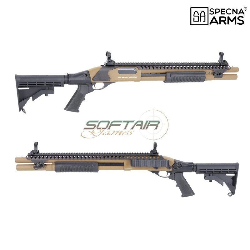 Fucile a pompa a GAS SA-VGS8 VAPOR™ Half-Tan Specna Arms (spe-02-047926)