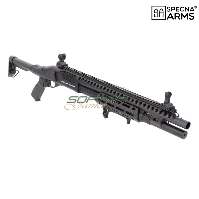 Fucile a pompa a GAS SA-VGS9 VAPOR™ Black Specna Arms (spe-02-047927)