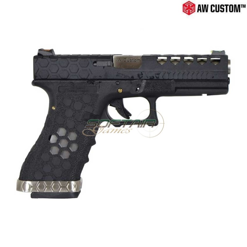Gas Pistol Vx Series G Black/black Gbb Armorer Works (AW-VX0101)