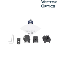 Maverick Mini Red Dot Scope & 3x Magnifier Kit with Integrated Mount Vector Optics (VOGP-02)