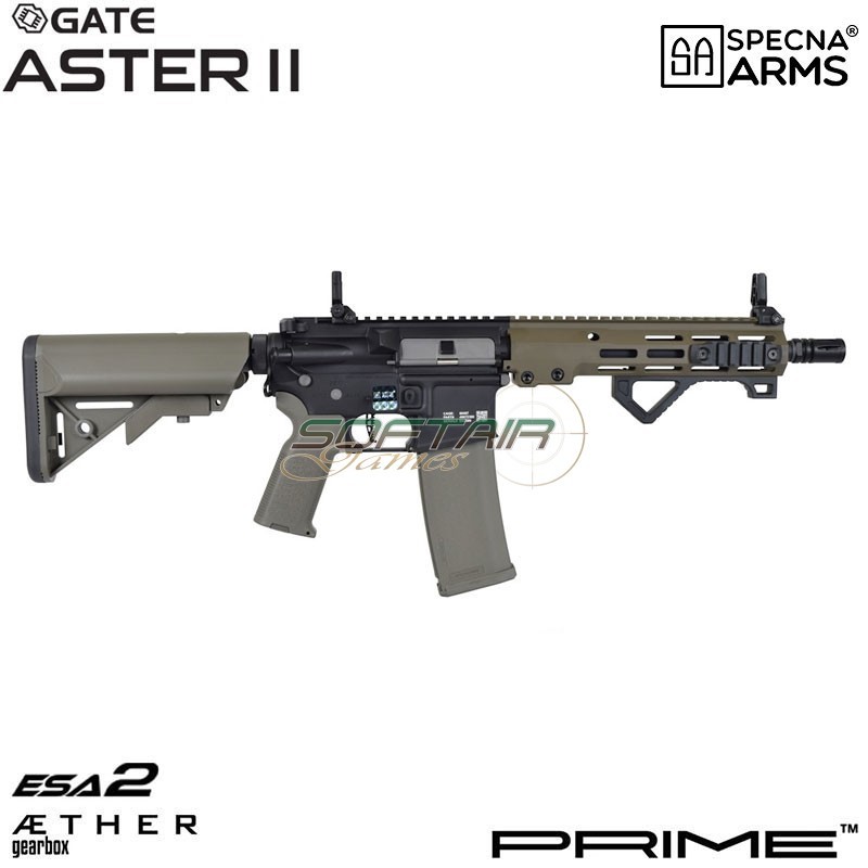Electric rifle SA-P23 PRIME ASTER II ETU olive SPECNA ARMS (SPE-01-048386)