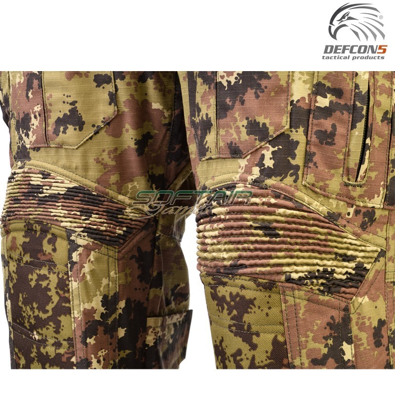 Bulldog Tactical Pant VEGETATO ITA Poly Cotton Rip-Stop Defcon 5 (D5-3175-VI)