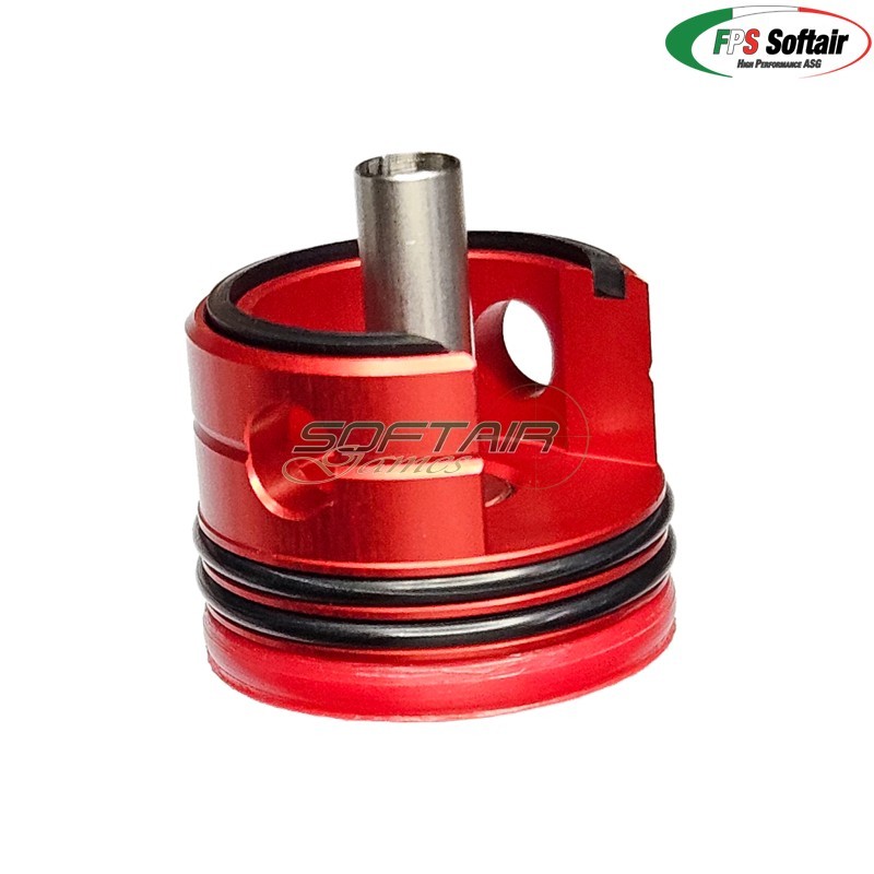 Testa cilindro NEW RED 80° di seconda versione in ergal fps (fps-tc02a)