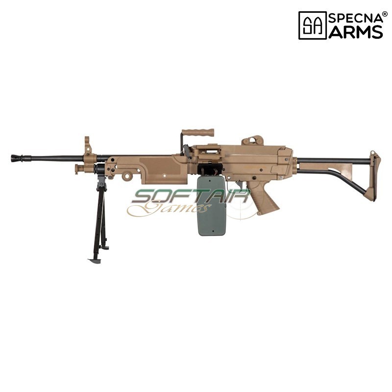 Electric Rifle SA-249 MK1 CORE machine gun Tan SPECNA ARMS (SPE-01-028613)