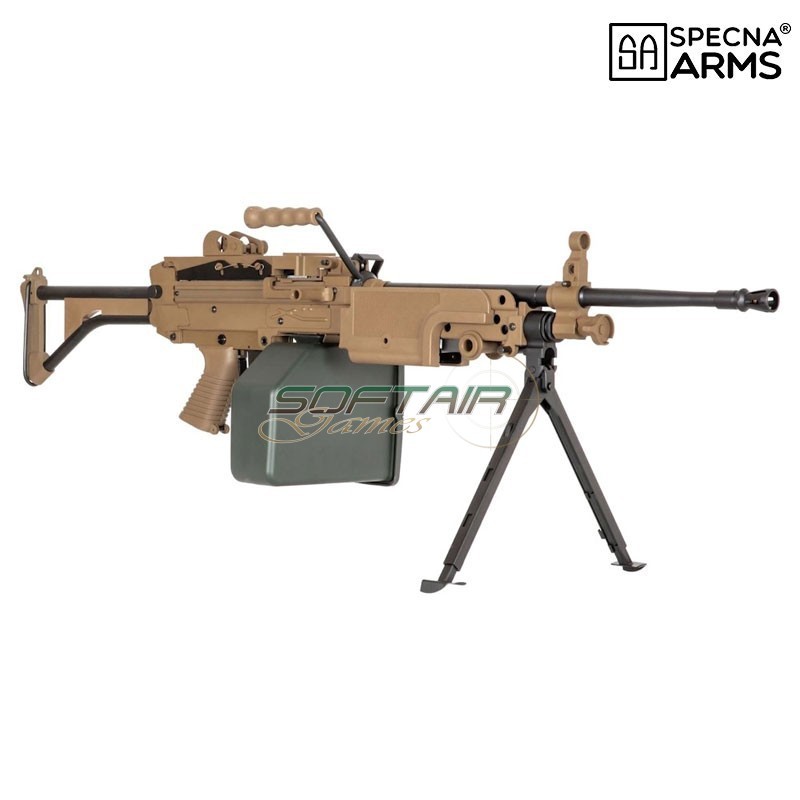 Electric Rifle SA-249 MK1 CORE machine gun Tan SPECNA ARMS (SPE-01-028613)