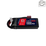 Batteria Li-Po Deans connector 11.1V 1000mAh 30-60C Mini Brick Bluemax-power® (BM-11.1X1000MBD)
