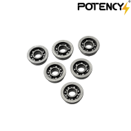 Boccole J-Cage in acciaio da 8mm cuscinettate Potency® (PTY-J-CAGE)