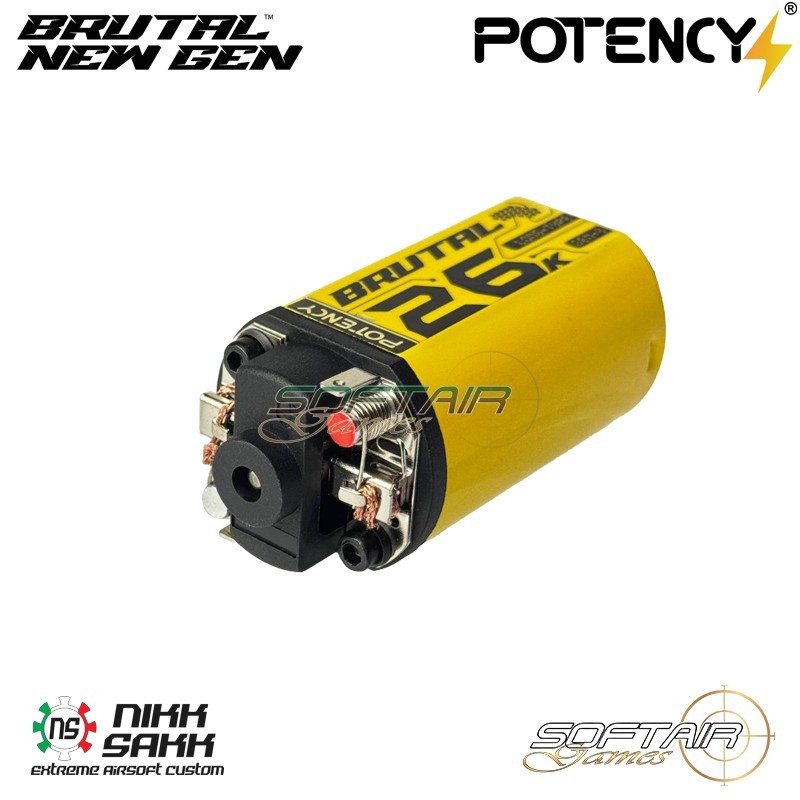 Motore 26K Brutal™ Gen3 Albero CORTO NS/SG Potency® (PTY-S26K-G3)