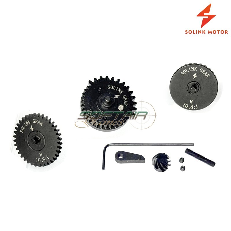 Gear Set 10:1 V2/V3 Helical + Pinion Solink (SM-101-H-N)