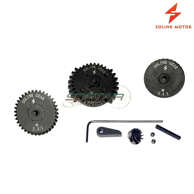 Gear Set DSG 10:1 V2/V3 Helical + Pinion Solink (SM-101-H-N-DSG)