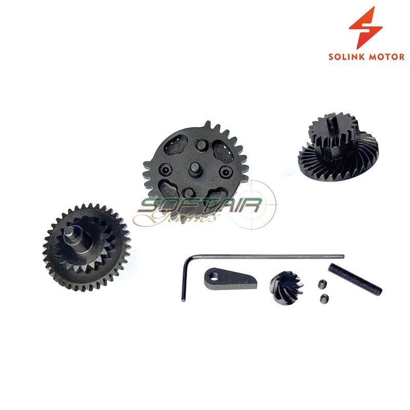 Set Ingranaggi DSG 10:1 V2/V3 Elicoidali + Pignone Solink (SM-101-H-N-DSG)