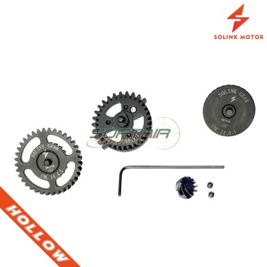 Set Ingranaggi 14:1 V2/V3 Elicoidali + Pignone Solink (SM-141-H-HOLLOW)