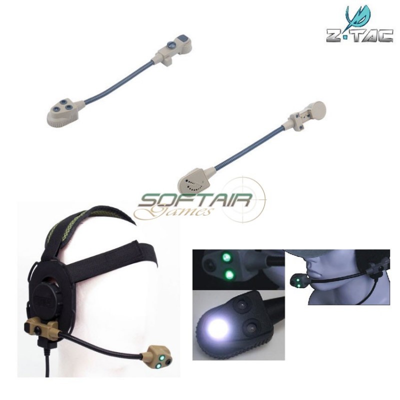 Tactical Light Microfono Per Bowman Dark Earth Z-tactical (z030-de)