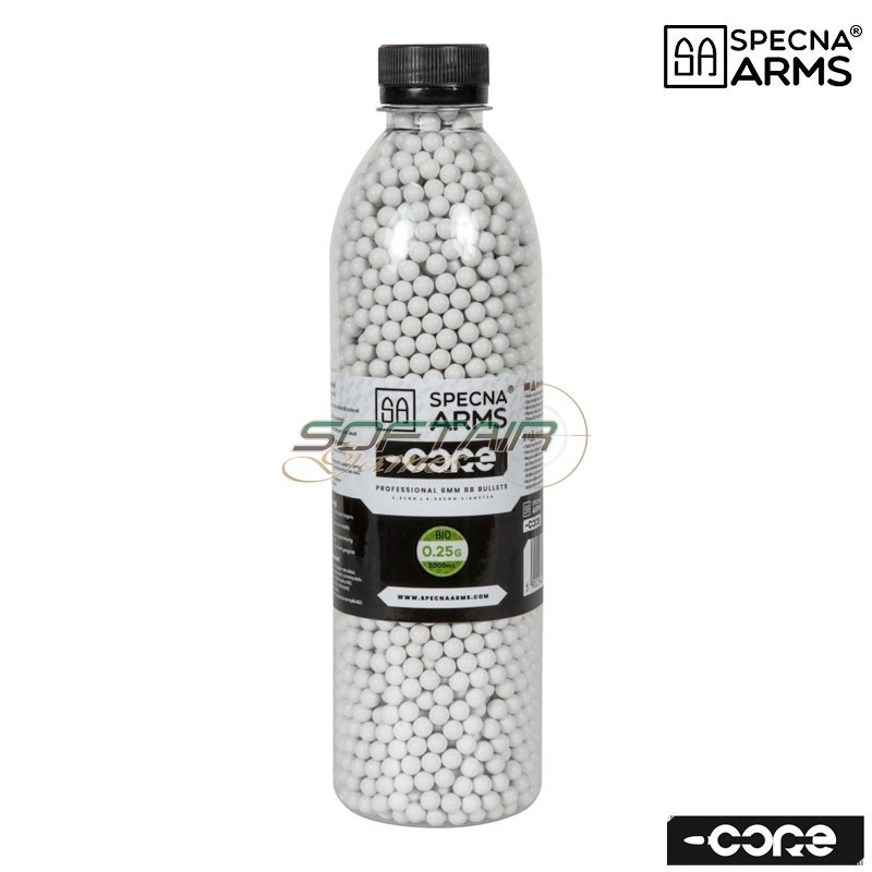 Bio Core BBs 0.25g white 3000 pcs SPECNA ARMS® (SPE-16-029717)