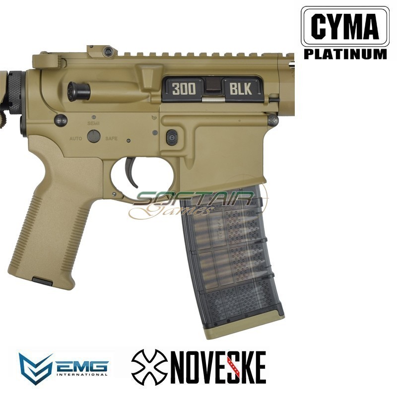 Electric rifle FDE Noveske 10.5" Gen III Shorty EMG by CYMA Platinum (CMN4T)