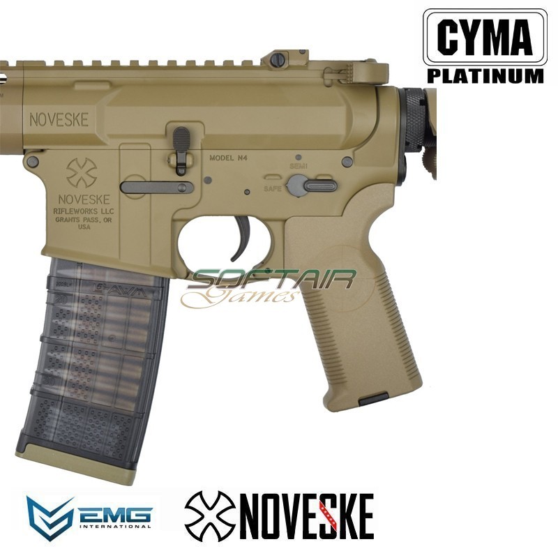 Electric rifle FDE Noveske 10.5" Gen III Shorty EMG by CYMA Platinum (CMN4T)