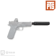 Silenziatore Airsoft PTS Dead Air MASK 14mm CCW per Fucile e Pistola