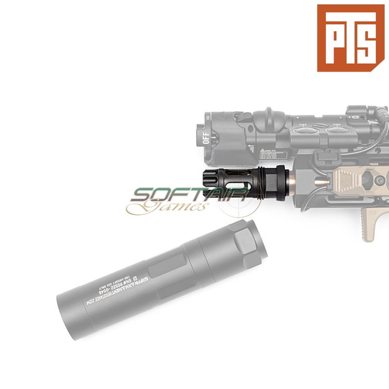 PTS Griffin Armament Taper Mount FlashComp 14mm CCW Airsoft
