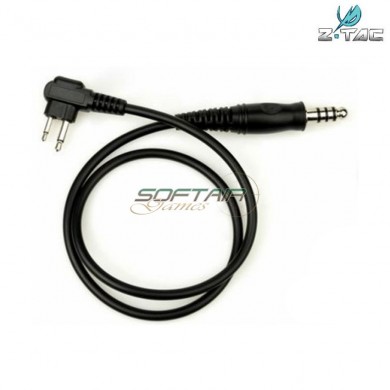 Plug Electronic Ptt Motorola 2 Pin Z-tactical (z124-moto2)