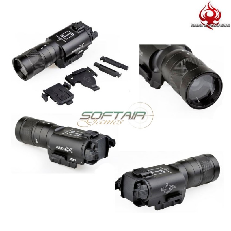 Flashlight X300v Strobe Vampire Led Black Night Evolution (ne01010-bk)