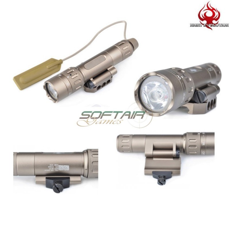 Torcia Wmx200 Rotational Fold Mount Led/ir Dark Earth Night Evolution (ne08036-de)