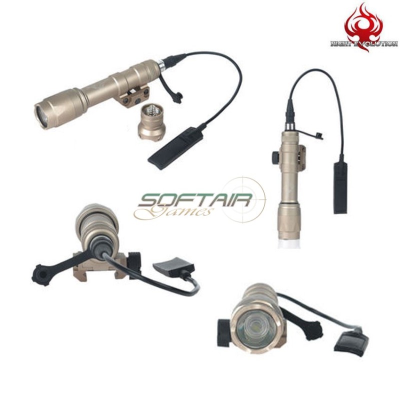 Flashlight M600c Scout Led Full Version Dark Earth Night Evolution (ne04003-de)