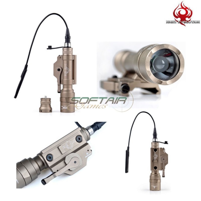 Flashlight M620u Scout Led Full Version Dark Earth Night Evolution (ne04026-de)
