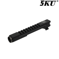 AK Lower Handguard BLACK B-30U zenit. style per Cyma 5KU (5KU-279-BK-C)