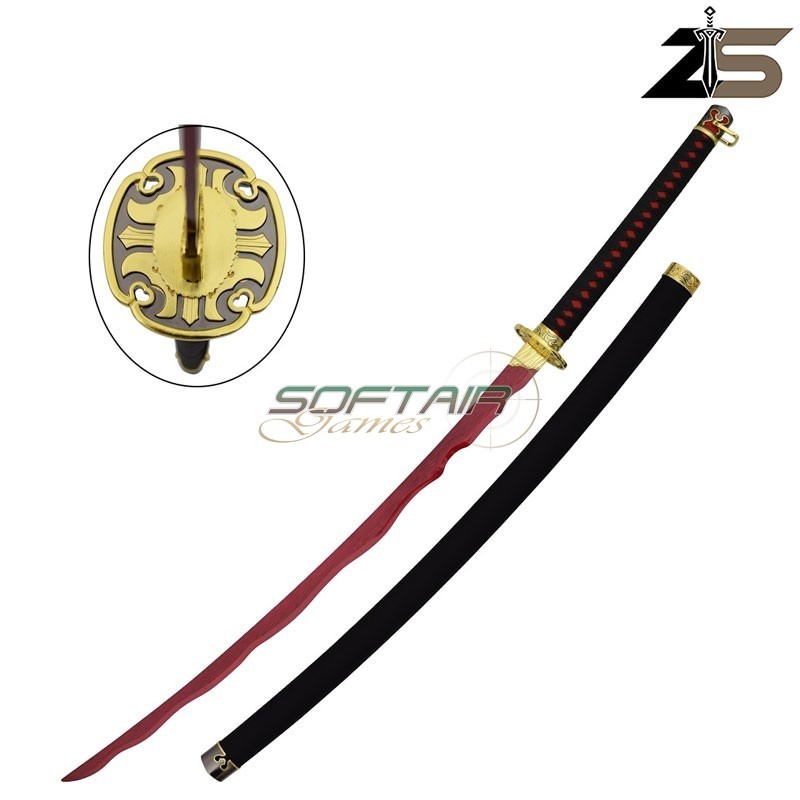 Decorative katana Rivers of Blood Elden Ring steel ZSWORDS® (ZS084-130)