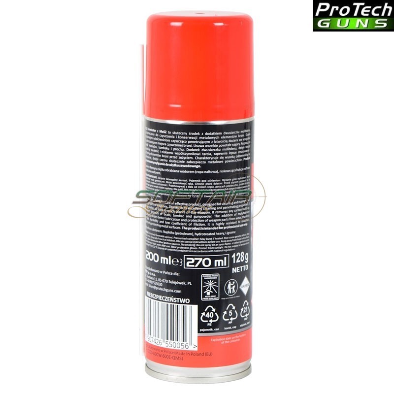 Olio Penetrator MoS2 200ml PROTECH GUNS® (PR-G14)