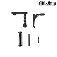 Body M4 AEG DARK EARTH in metallo MUR Type Mil-Sim (MS-129A-DE)