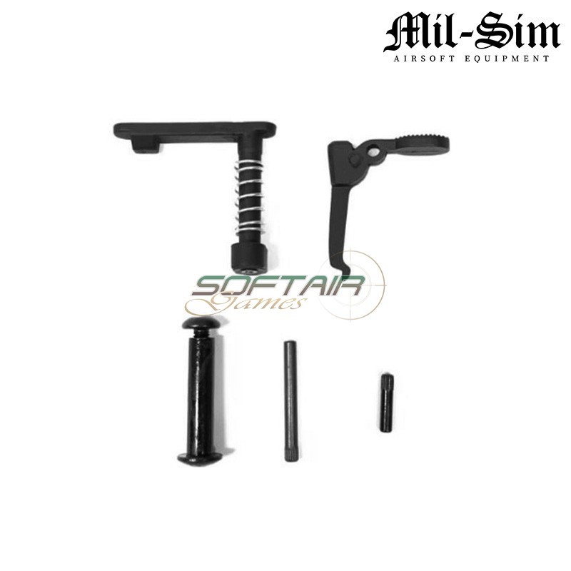 M4 AEG BLACK Metal Body MUR Type Mil-Sim (MS-129A-BK)