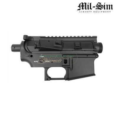 M4 AEG BLACK Metal Body MUR Type Mil-Sim (MS-129A-BK)