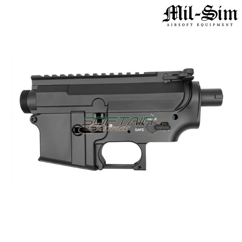 M4 AEG BLACK Metal Body MUR Type Mil-Sim (MS-129A-BK)
