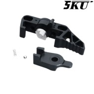 Selector switch and charging handle Type-3 AAP01 black CNC 5KU® (ABAAP-014-BK)